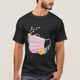 春の花の医療マスクイラスト Tシャツ
