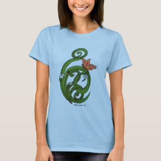 春の花の女性のワイシャツ Tシャツ