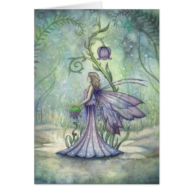春の花の妖精の幻想芸術イラスト (正面)