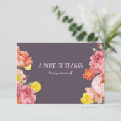 春の花の感謝の手紙 招待状 (スタンド正面)