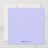 春の花の木のブライダルシャワーの招待状 招待状 (裏面)