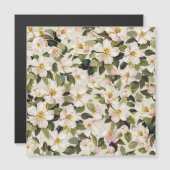 春の花の木の枝のパターン (正面/裏面)