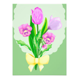 春の花の束2 フォトプリント           