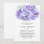 春の花の結婚式招待状 招待状 (正面/裏面)