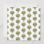 春の花の美しいマザーズデーカード カード (裏面)