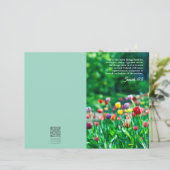 春の花の聖句教会掲示板テンプレート (スタンド正面)
