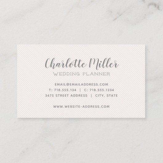 春の花の赤面の水彩画の名刺 名刺 (裏面)