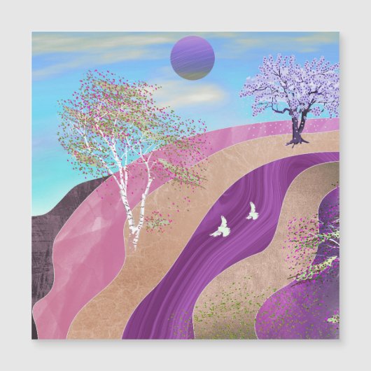 春の花の風景 (正面)