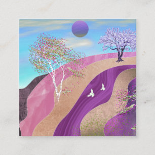 春の花の風景 エンクロージャーカード
