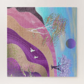 春の花の風景 ジグソーパズル (横)