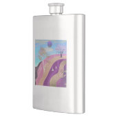 春の花の風景 フラスク (左)