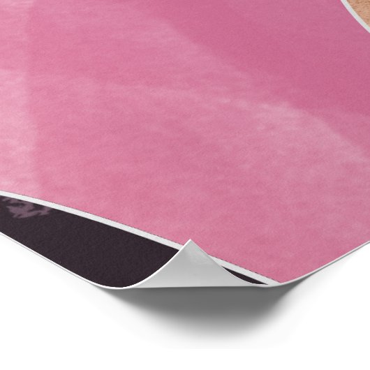 春の花の風景 ポスター (角)