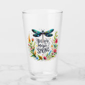 春の花の魔法 タンブラーグラス (正面)