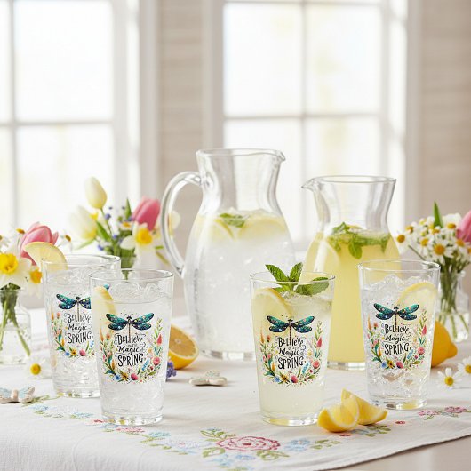 春の花の魔法 タンブラーグラス