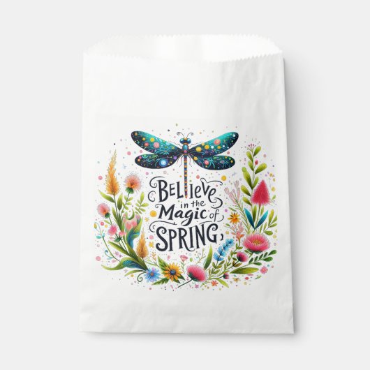 春の花の魔法 フェイバーバッグ (正面)