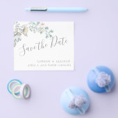 春の花のSave the Date チラシ (シングル)