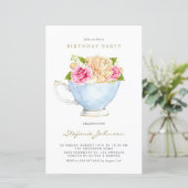 春の花のTeacup Birthday Partyへの招待 (スタンド正面)