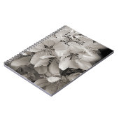 春の花は白と黒 ノートブック (左側)