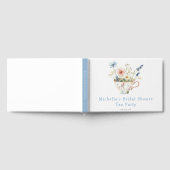 春の花をテーマにしたブライダルシャワー・ティーパーティー ゲストブック (全面)