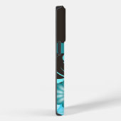 春の花アクアブルーフローラ Case-Mate iPhoneケース (裏面 / 右)