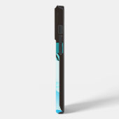 春の花アクアブルーフローラ Case-Mate iPhoneケース (裏面 / 左)