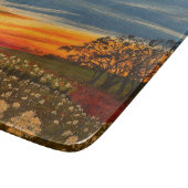 春の花アットサンセットバイゲイリーポーリング カッティングボード (角)