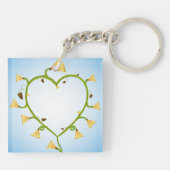 春の花アートキーチェーン キーホルダー (裏面)