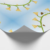 春の花アートラッピング紙 ラッピングペーパー