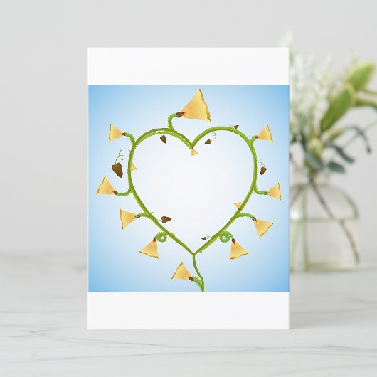 春の花アート招待状 招待状