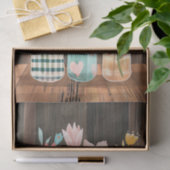 春の花インメイソンジャースティッシュペーパー 薄葉紙 (ギフト)