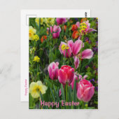 春の花イースターポストカード ポストカード (正面/裏面)