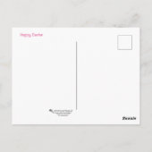 春の花イースターポストカード ポストカード (裏面)