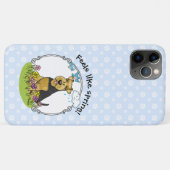 春の花ウェルシュテリアドッグ花可愛 Case-Mate iPhoneケース (裏面(横))