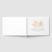 春の花エレガントボタニッ結婚クス ゲストブック (全面)