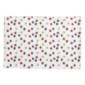 春の花オン白 枕カバー (裏面)