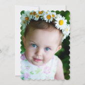 春の花カップケーキ2nd誕生日パーティー招待状 招待状 (裏面)