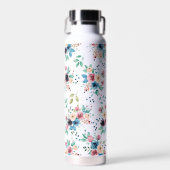 春の花カラフルパッテン ウォーターボトル (正面)
