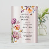 春の花カラフルリハーサルディナー 招待状 (スタンド正面)