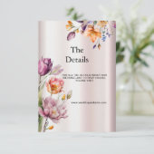 春の花カラフル詳細エンクロージャカード エンクロージャーカード (スタンド正面)