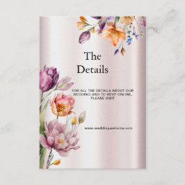 春の花カラフル詳細エンクロージャカード エンクロージャーカード