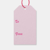 春の花ギフトラベル ギフトタグ (裏面)