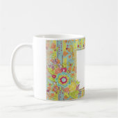 春の花クラシック11ozマグカップ コーヒーマグカップ (左)
