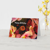 春の花グリーティングカカスタマイズード –  カード (黄色い花)