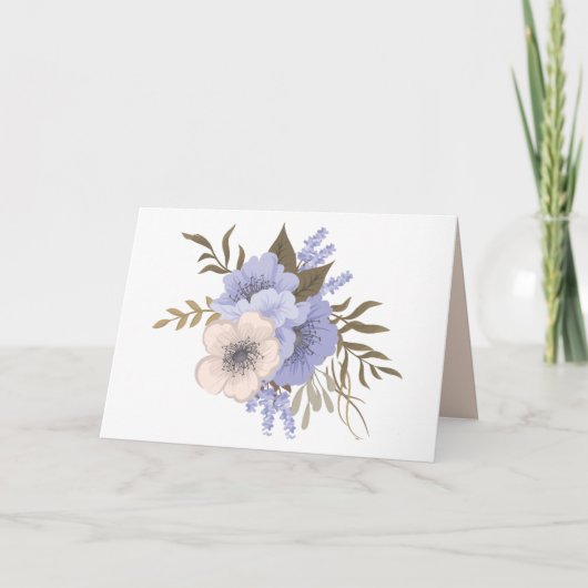 春の花グリーティングカード カード (正面)