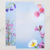 春の花スクラップブック紙 (正面/裏面)