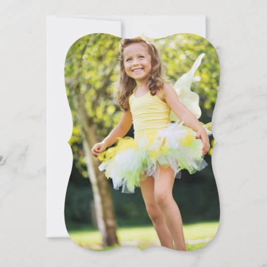 春の花スポップ・アートのリーガール誕生日パーティーフォト 招待状 (裏面)