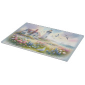 春の花ズバイライトハウスコースタルコテージ カッティングボード (角)