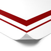 春の花ダブル幸福中国の結婚ズ ポスター (角)