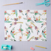 春の花ティッシュペーパー 薄葉紙 (クラフト)