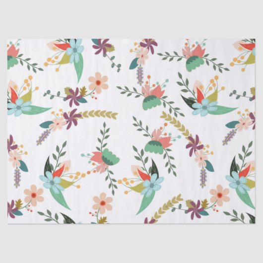 春の花ティッシュペーパー 薄葉紙 (正面)